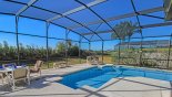 Spacious rental Calabay Parc Villa in Orlando complete with stunning South facing pool gets the sun all day