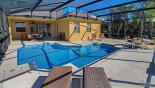 Orlando Villa for rent direct from owner, check out the Pool deck with 4 sun loungers