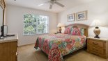 Spacious rental Windsor Hills Resort Villa in Orlando complete with stunning Upstairs bedroom #4 with queen sized bed