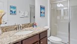 Cayman 3 Villa rental near Disney with Avengers Family Bathroom #5 with Standing Shower