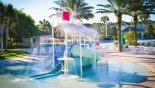 Spacious rental Champions Gate Villa in Orlando complete with stunning Splash Pad at Oasis Clubhouse