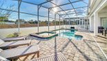 Pool deck gets the sun all day with this Orlando Villa for rent direct from owner