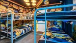 Villa rentals near Disney direct with owner, check out the Minions themed bedroom #4 with 2 bunk beds (4 twins)