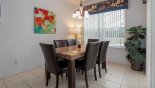 Spacious rental Highlands Reserve Villa in Orlando complete with stunning Dining area with dining table & 6 chairs