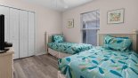 Villa rentals near Disney direct with owner, check out the Bedroom #2 with twin sized beds