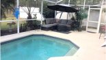 Pool deck with shaded soft seating area - www.iwantavilla.com is your first choice of Villa rentals in Orlando direct with owner