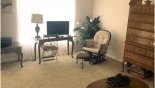 Upstairs loft with desk & monitor & printer - ideal for setting up your laptop with this Orlando Villa for rent direct from owner