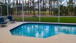 Villa rentals near Disney direct with owner, check out the View of south-west facing pool with golf course views