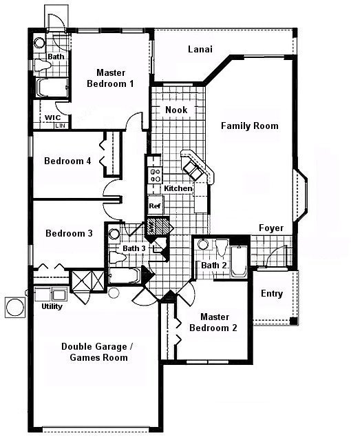 Grand Lagoon 2 Floorplan