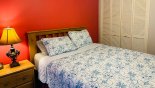 Bedroom #2 with queen sized bed - www.iwantavilla.com is your first choice of Villa rentals in Orlando direct with owner