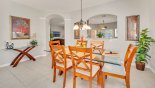 Brentwood 11 Villa rental near Disney with Dining area with arched opening to kitchen