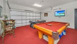 Spacious rental Windsor Hills Resort Villa in Orlando complete with stunning Air conditioned games room with pool table, air hockey & 48