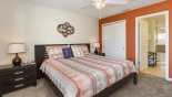 Master 2 bedroom with king sized bed - www.iwantavilla.com is your first choice of Villa rentals in Orlando direct with owner