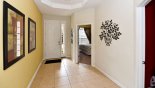 Orlando Villa for rent direct from owner, check out the Entrance foyer and hallway leading to master 2 bedroom