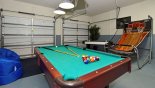 Villa rentals in Orlando, check out the Games room with pool table, air hockey & basketball game