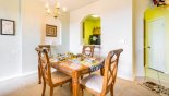 Condo rentals near Disney direct with owner, check out the Dining area viewed towards kitchen