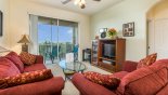 Spacious rental Windsor Hills Resort Condo in Orlando complete with stunning Ample seating to view a movie on the LCD cable TV