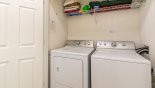 Condo rentals near Disney direct with owner, check out the Laundry facility with washer, dryer, iron & ironing board