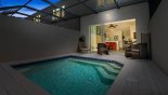 Orlando Townhouse for rent direct from owner, check out the Pool view at night