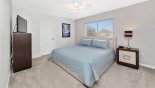 Villa rentals in Orlando, check out the Bedroom  #3 with king sized bed & LCD cable TV