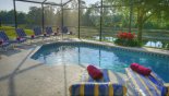Orlando Villa for rent direct from owner, check out the Pool deck equipped with 8 loungers and 8 chairs