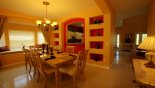 Dining room from Palm Harbour 3 Villa for rent in Orlando