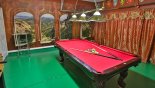 Spacious rental Emerald Island Resort Villa in Orlando complete with stunning Games room with pool table