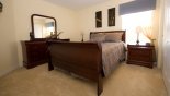 Bedroom 5 with queen sized bed - www.iwantavilla.com is your first choice of Villa rentals in Orlando direct with owner