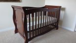 Crib (cot) provided free of charge - www.iwantavilla.com is the best in Orlando vacation Villa rentals